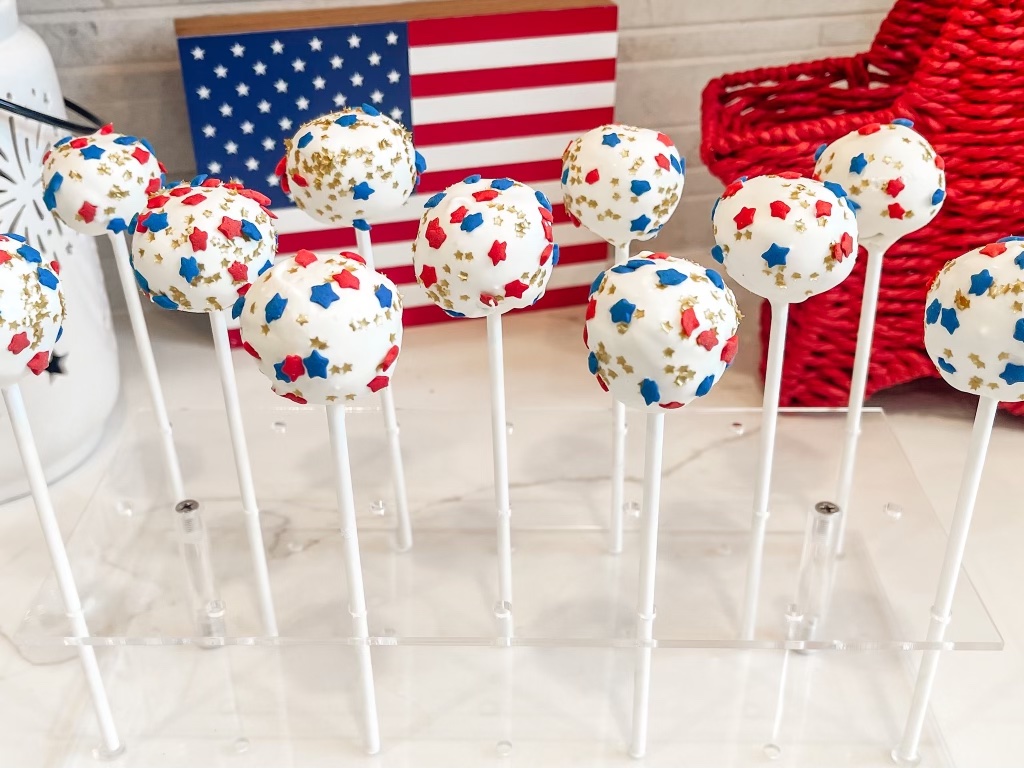 Patriotic Cake Pops