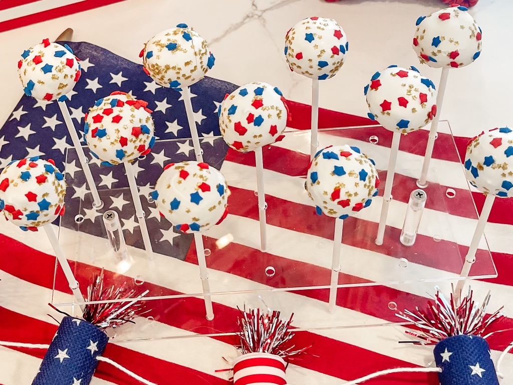 Patriotic Cake Pops