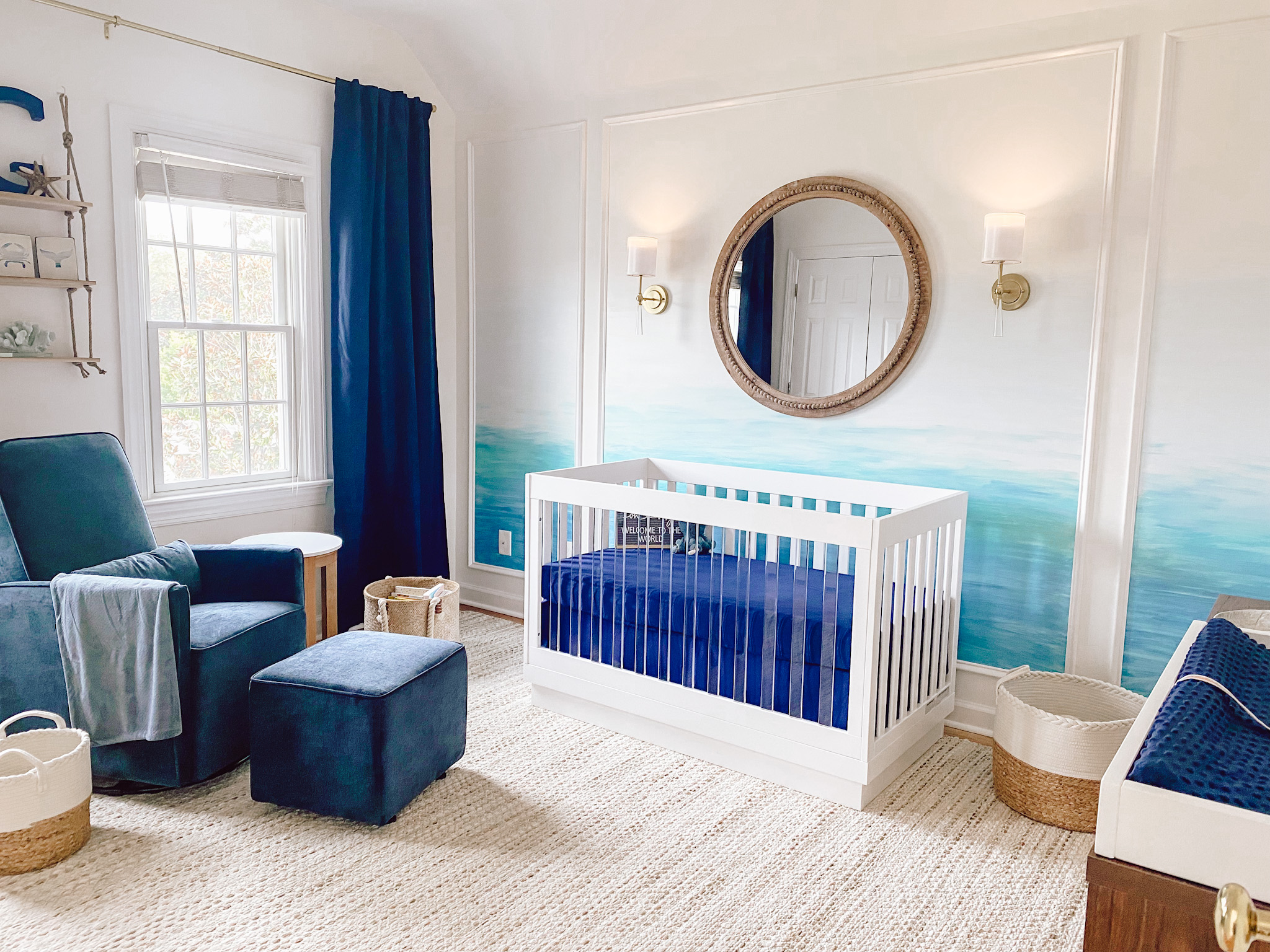 Ocean Themed Nursery - Mal and Jess
