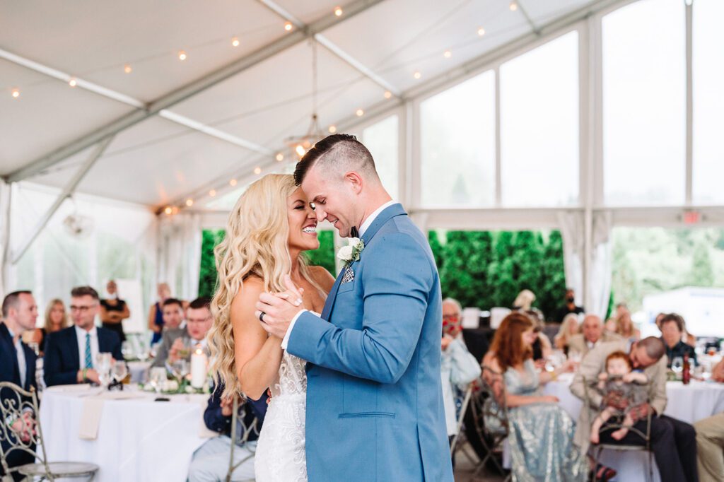 Bride and Groom first dance