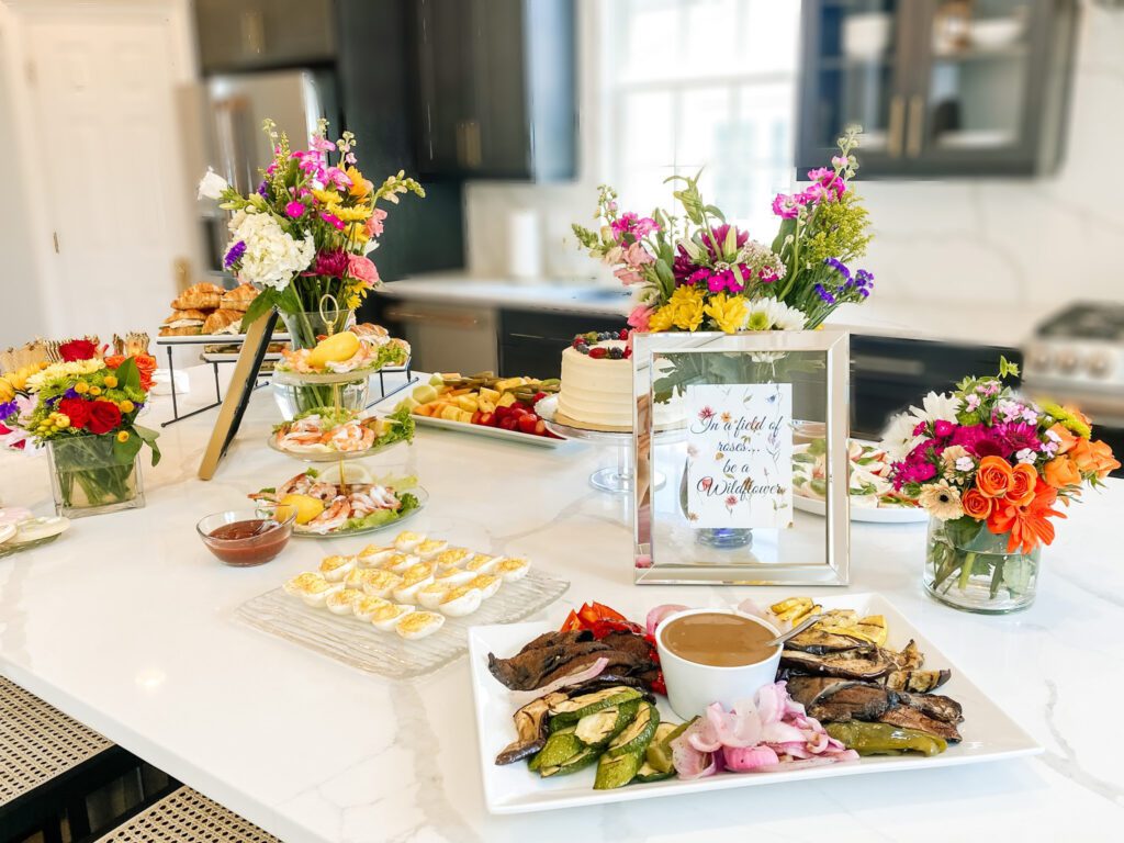 Baby Shower food setup