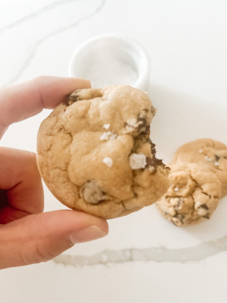 Chocolate Chip Cookies with Sea Salt