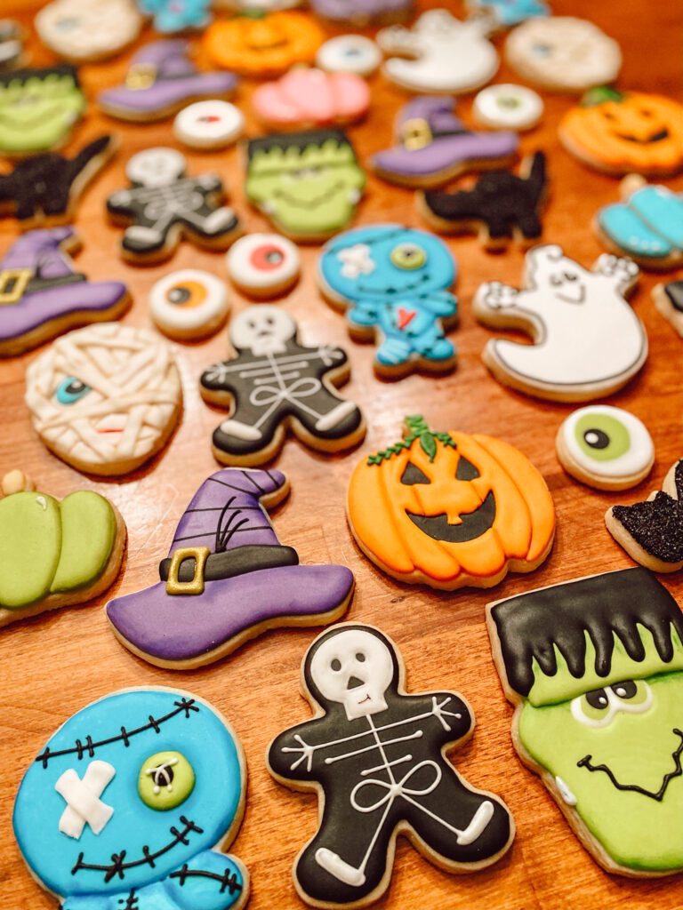 Halloween Sugar Cookies with Royal Icing