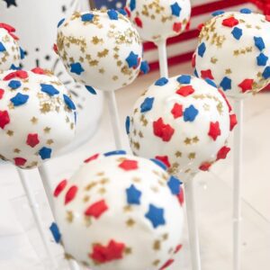 Patriotic Cake Pops