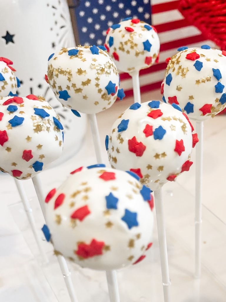 Patriotic Cake Pops