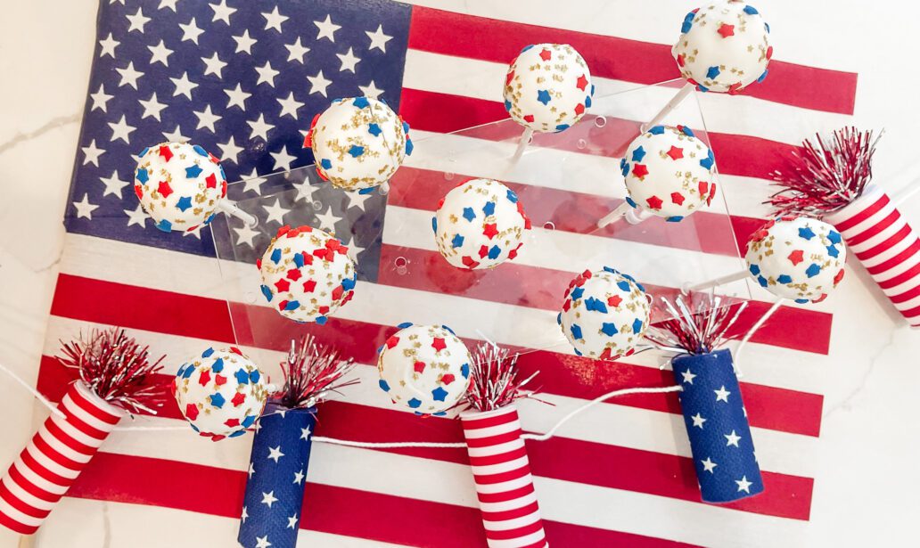 Patriotic Cake Pops