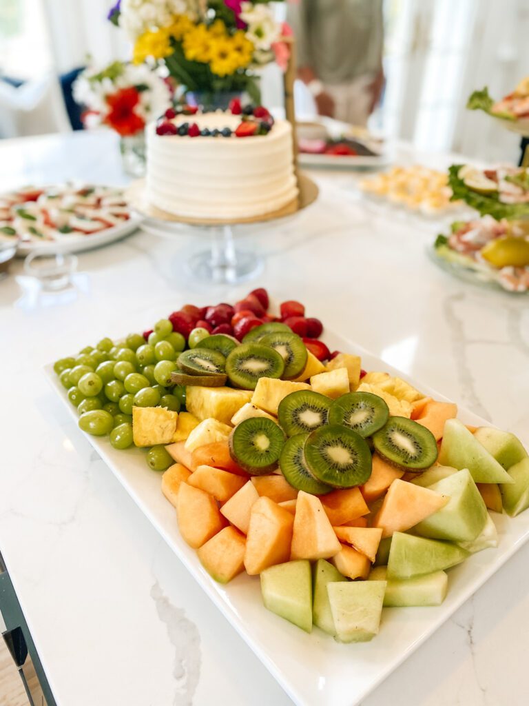 Assorted fruit platter