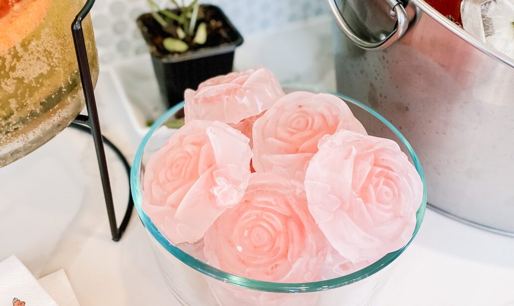 How to Make Edible Floral Ice Molds