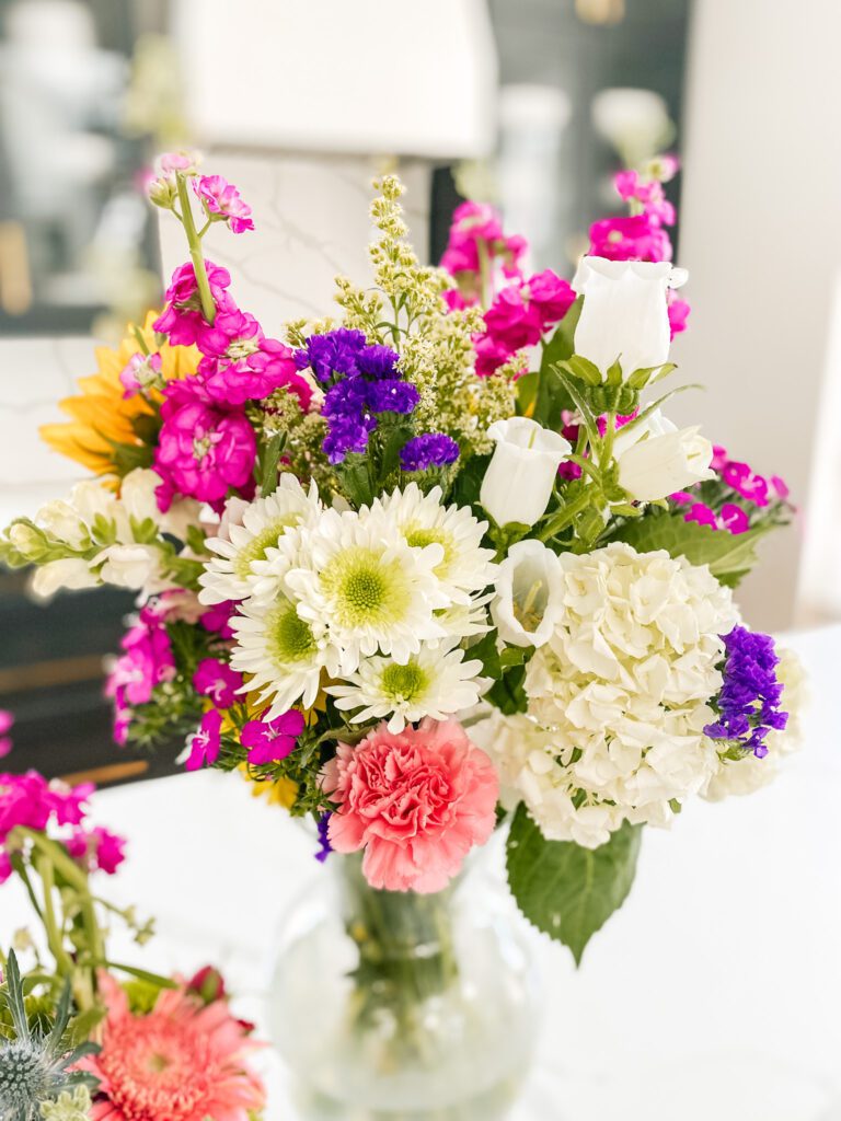 Colorful Trader Joes Floral Arrangement