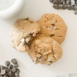 Chocolate Chip Cookies with Sea Salt