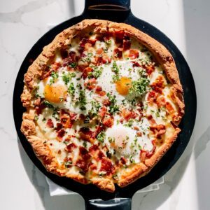 Gourmet Breakfast Pizza