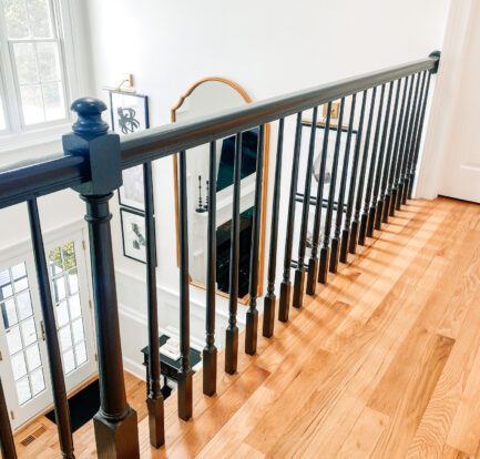 How to paint dated railings