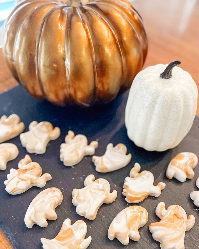 Salted Carmel White Chocolate Halloween Candy