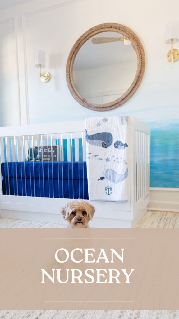 Ocean themed nursery design